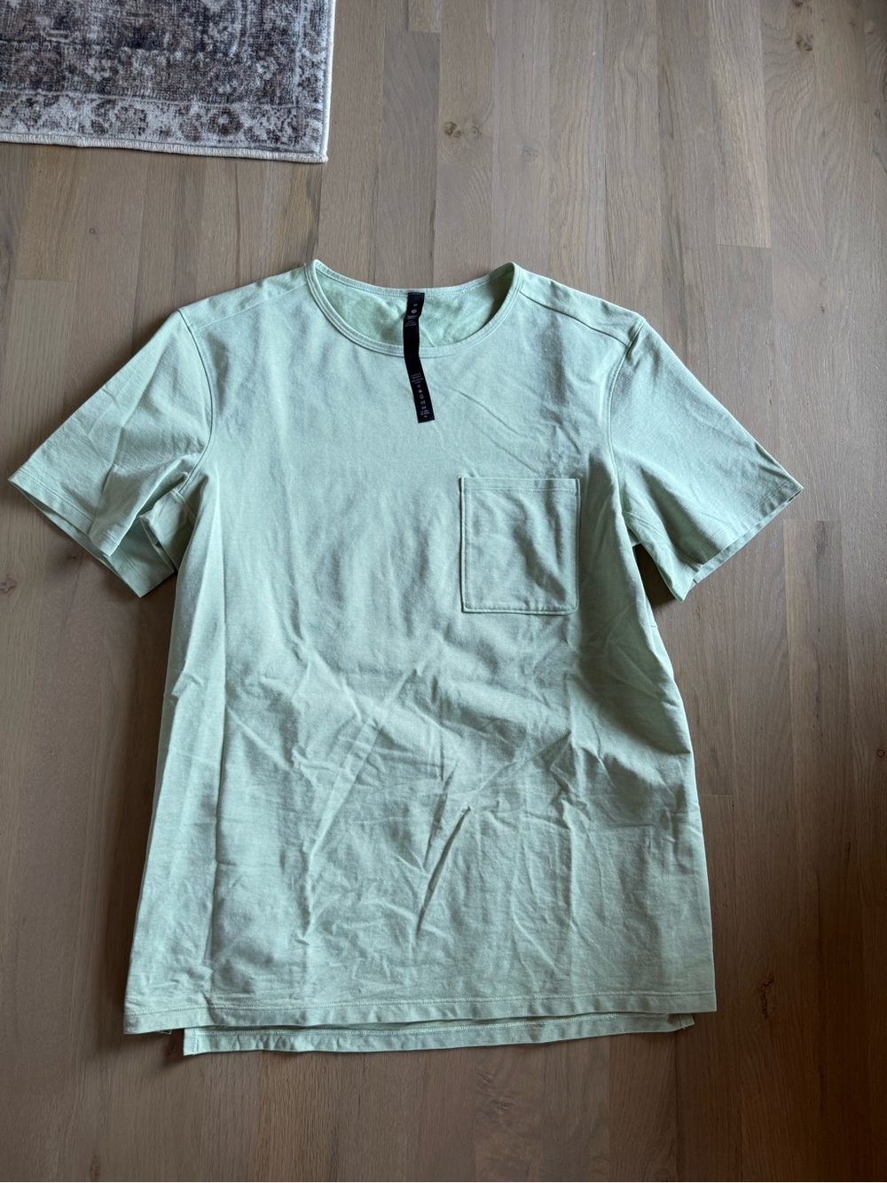 Lululemon Men's fundamental pique Pocket T-Shirt - Light Mint